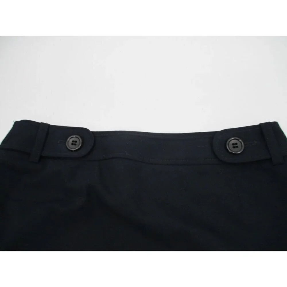Uniqlo Womens Skirt 4 Black Zipper Straight Casual Lined Preppy Business Classic